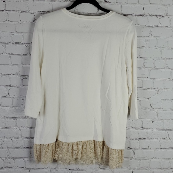 LOGO BY LORI GOLDSTEIN Shirt Size Large - Picture 5 of 5